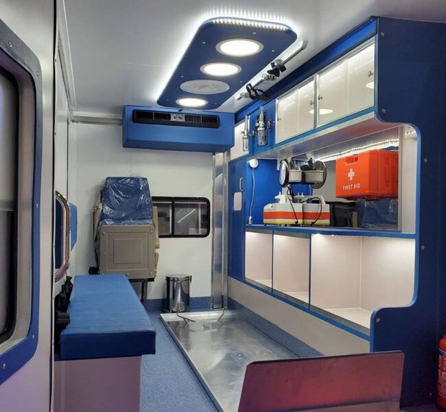 2026 Toyota Land Cruiser LC 79 Ambulance 4.0L V6 Petrol Engine White Grey Van GCC