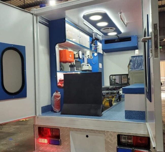 2026 Toyota Land Cruiser LC 79 Ambulance 4.0L V6 Petrol Engine White Grey Van GCC