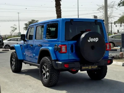 2023 Jeep Wrangler Rubicon 3.6 Litres V6 Petrol Engine Blue Black SUV GCC Specs