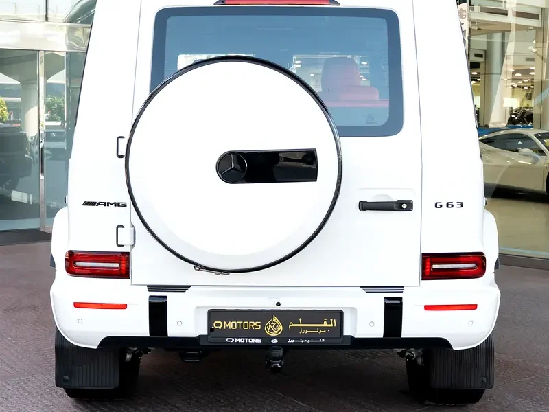 2026 Mercedes-Benz AMG G 63 4.0-liter V8 Biturbo Petrol Engine White Orange SUV