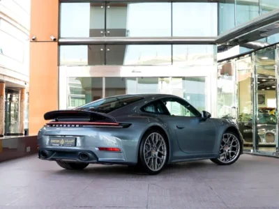 2025 Porsche 911 Carrera 3.0L twin-turbocharged flat-six Engine Grey White Coupe