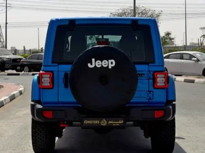 2023 Jeep Wrangler Rubicon 3.6 Litres V6 Petrol Engine Blue Black SUV GCC Specs