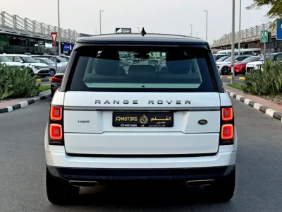 2018 Land Rover Range Rover HSE 3.0-liter V6 Supercharged Petrol White Beige SUV