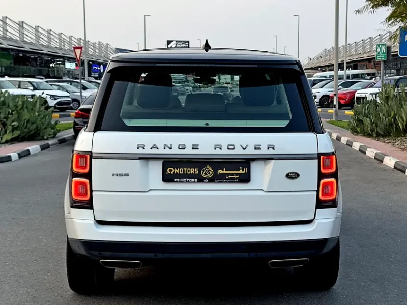 2018 Land Rover Range Rover HSE 3.0-liter V6 Supercharged Petrol White Beige SUV