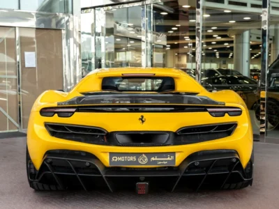 2023 FERRARI 296 GTB KEYVANY Standard 3.0 liters V6 Petrol Engine Yellow Black Sports Car
