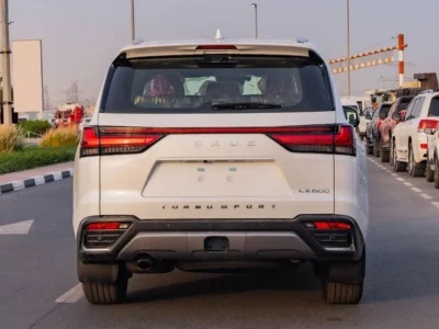 2026 Lexus LX600 Turbo Sport 3.5L V6 Twin-Turbocharged Petrol Engine White Red SUV