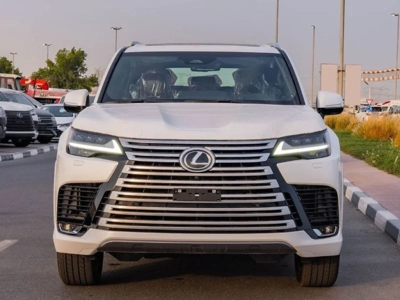 2026 Lexus LX600 Turbo Sport 3.5L V6 Twin-Turbocharged Petrol Engine White Red SUV