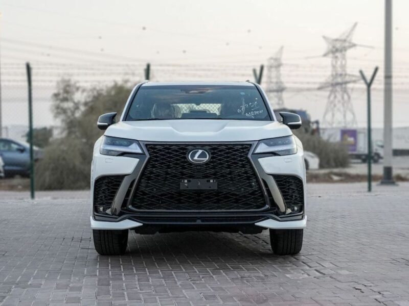 2026 Lexus LX600 F-Sport 3.5 Litres V6 Twin-Turbo Petrol Engine White Red SUV GCC