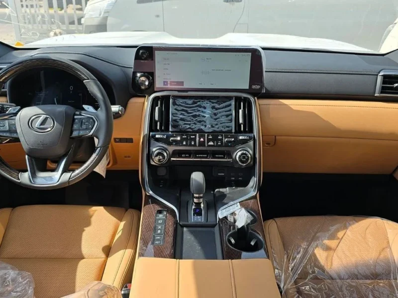 2026 Lexus LX700h Signature 3.5L Twin-Turbocharged V6 Hybrid Engine Grey Tan SUV