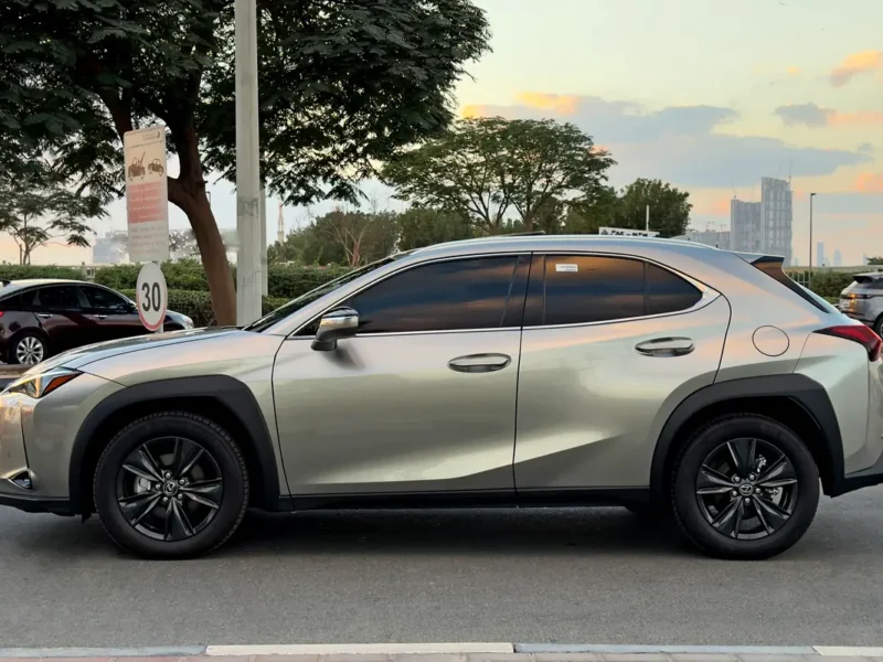 2025 Lexus UX-Series UX300h Premier 2.0-liter 4-cylinder Hybrid Engine Grey Tan SUV