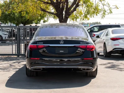 2021 Mercedes-Benz S-Class S 500 4Matic 6 Cylinders Engine Black Orange Sedan
