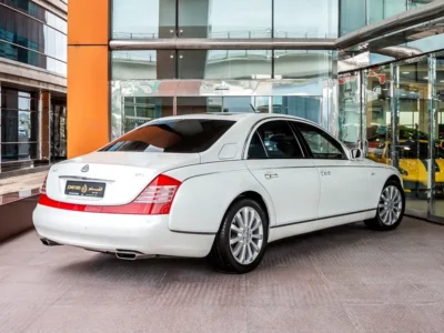 2009 Maybach 57 S 6.0-liter twin-turbocharged V12 Petrol Engine White Beige Sedan