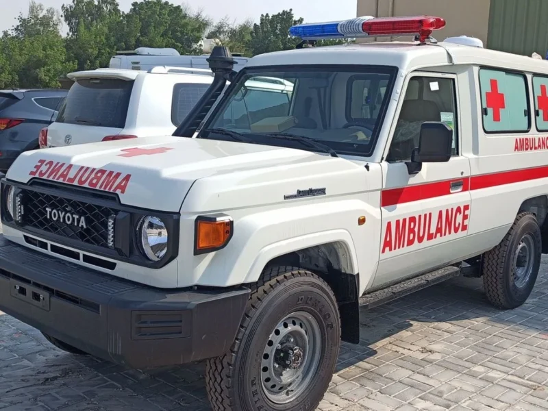 2026 Toyota Land Cruiser LC 70 Ambulance 4.2L V6 Turbo Diesel Engine White Grey SUV