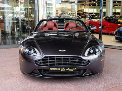 2016 Aston Martin Vantage S Roadster 4.7 Litres V8 Petrol Engine Grey Red Convertible
