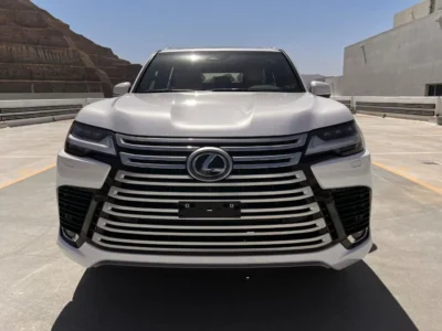 2026 Lexus LX600 Turbo Plus 3.5L V6 Twin-Turbocharged Petrol Engine White Tan SUV