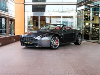 2016 Aston Martin Vantage S Roadster 4.7 Litres V8 Petrol Engine Grey Red Convertible