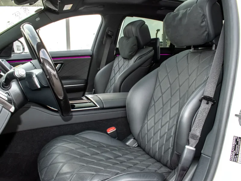 2021 Mercedes-Benz S-Class S 500L 4MATIC 6 Cylinders Petrol Engine White Black Sedan