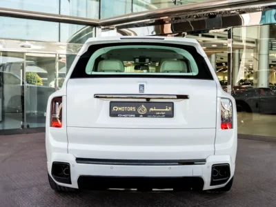 2025 Rolls-Royce Cullinan Black Badge 6.75-liter Twin-Turbocharged V12 Engine White SUV