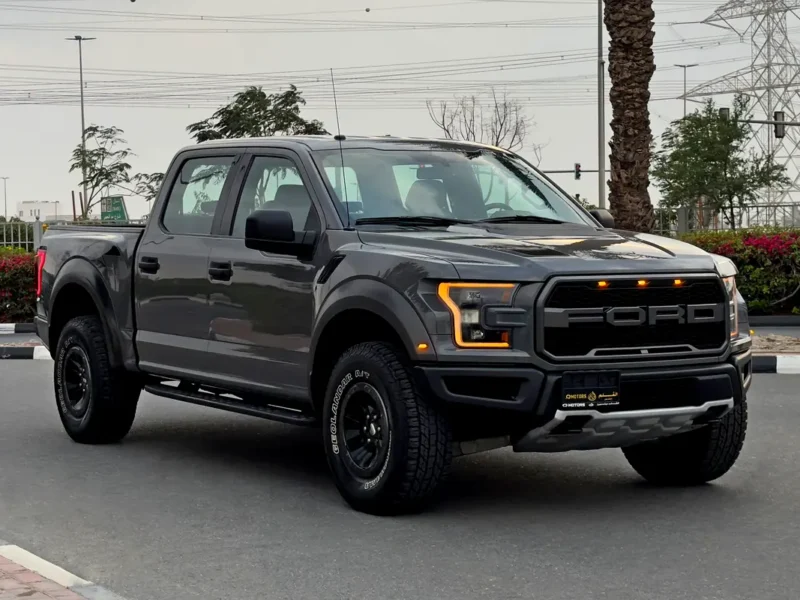 2018 Ford F-150 Raptor 3.5 Liters 6 Cylinders Petrol Engine Grey Black Pickup Truck