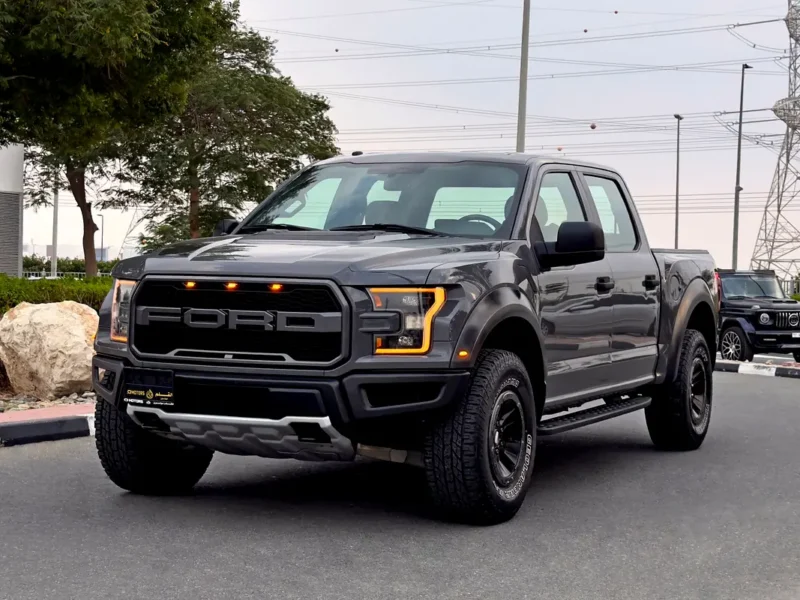 2018 Ford F-150 Raptor 3.5 Liters 6 Cylinders Petrol Engine Grey Black Pickup Truck