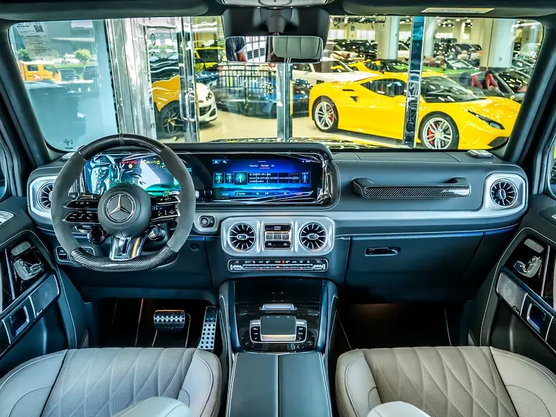 2026 Mercedes-Benz AMG G 63 4.0 Litres V8 Biturbo Engine Black White SUV