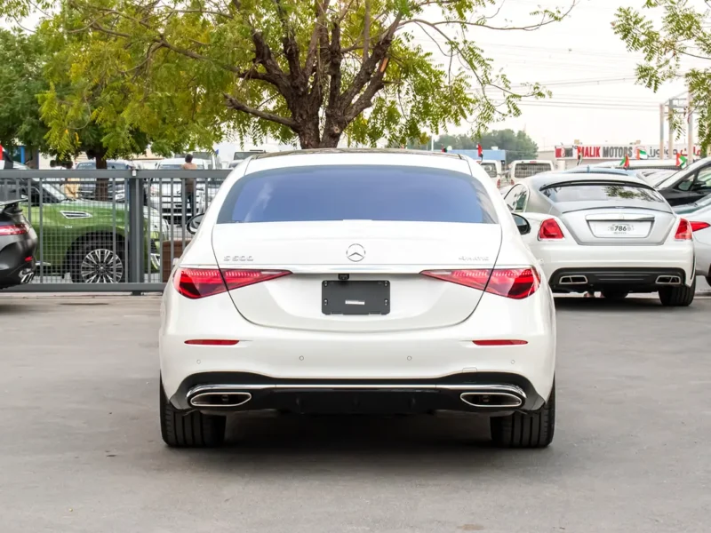 2021 Mercedes-Benz S-Class S 500L 4MATIC 6 Cylinders Petrol Engine White Black Sedan