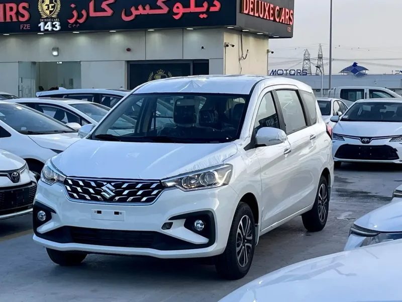 2026 Suzuki Ertiga GLX 4 Cylinder Petrol Engine White Black MPV GCC Specs