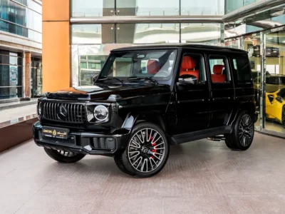 2026 Mercedes-Benz AMG G 63 4.0 Litres V8 Biturbo Engine Black Red SUV
