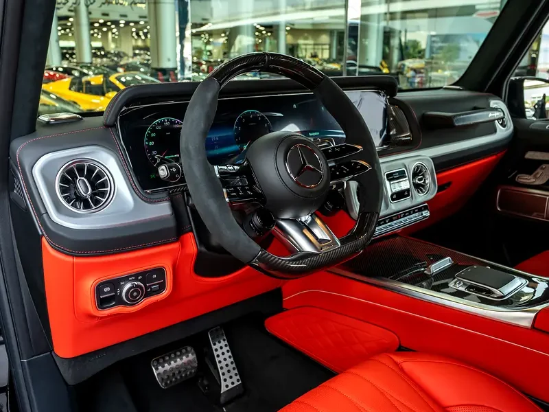 2026 Mercedes-Benz AMG G 63 4.0 Litres V8 Biturbo Engine Black Red SUV