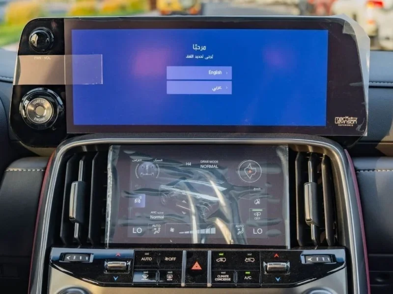 2026 Lexus LX600 Turbo Sport 3.5L V6 Twin-Turbocharged Petrol Engine White Red SUV