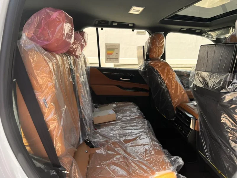 2026 Lexus LX600 Turbo Plus 3.5L V6 Twin-Turbocharged Petrol Engine White Tan SUV