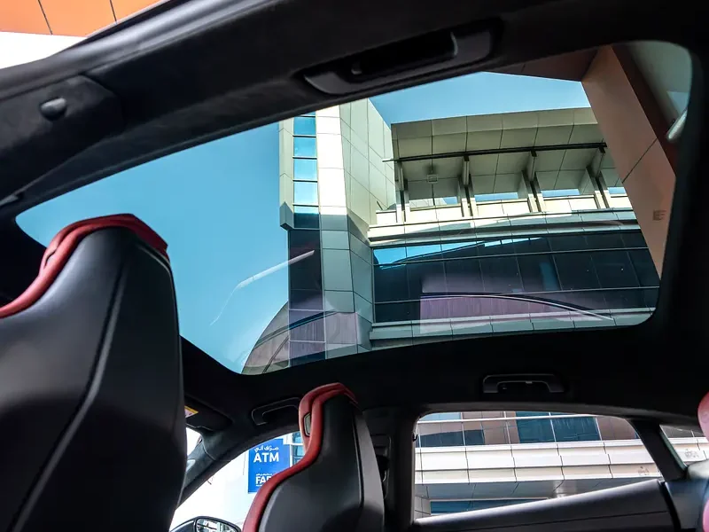 2020 Porsche Taycan Turbo S Electric Vehicle White Red Sedan 450 - 550 KM Range