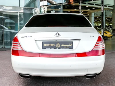 2009 Maybach 57 S 6.0-liter twin-turbocharged V12 Petrol Engine White Beige Sedan