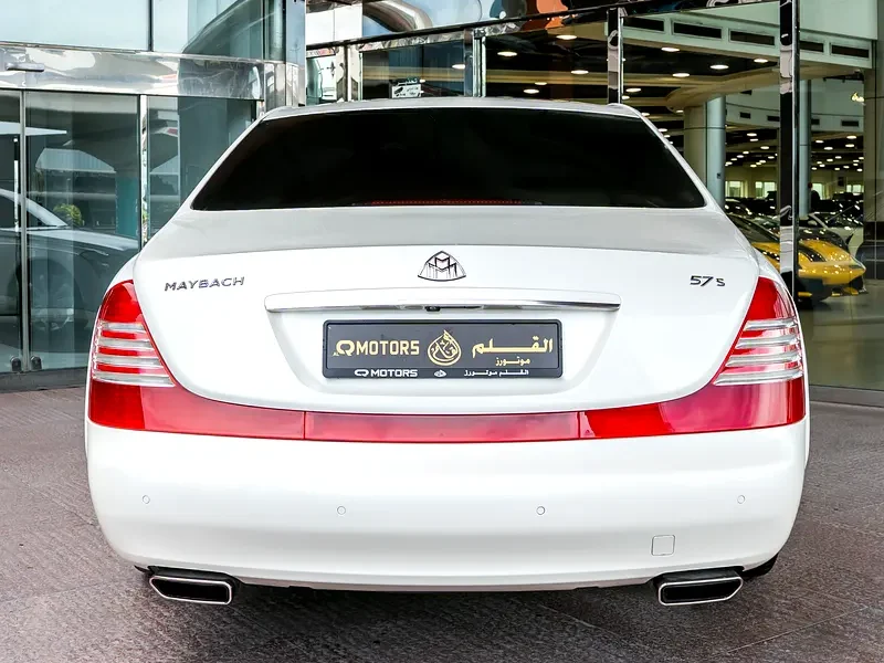 2009 Maybach 57 S 6.0-liter twin-turbocharged V12 Petrol Engine White Beige Sedan