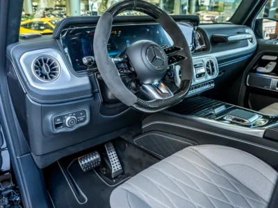2026 Mercedes-Benz AMG G 63 4.0 Litres V8 Biturbo Engine Black White SUV