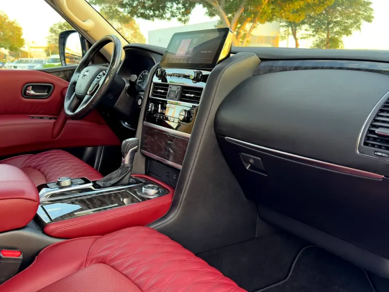 2024 Nissan Patrol LE Platinum 5.6-liter V8 Petrol Engine Grey Red SUV GCC Specs