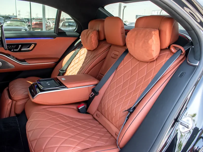 2021 Mercedes-Benz S-Class S 500 4Matic 6 Cylinders Engine Black Orange Sedan