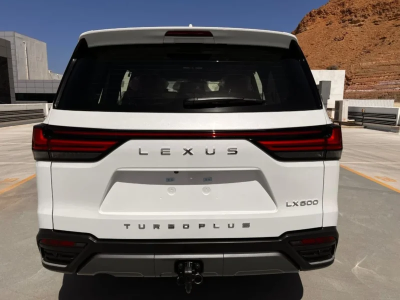 2026 Lexus LX600 Turbo Plus 3.5L V6 Twin-Turbocharged Petrol Engine White Tan SUV