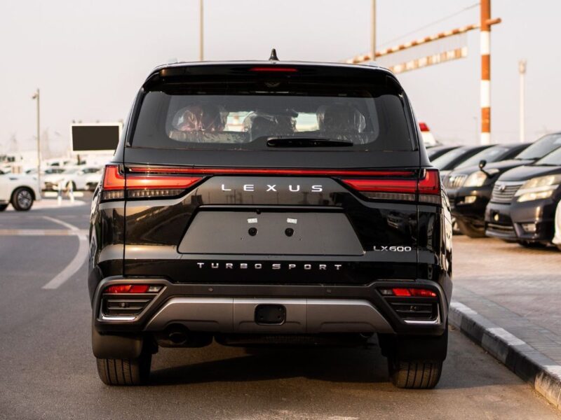 2026 Lexus LX600 Turbo Sport 3.5L V6 Twin-Turbocharged Petrol Engine Black Maroon SUV