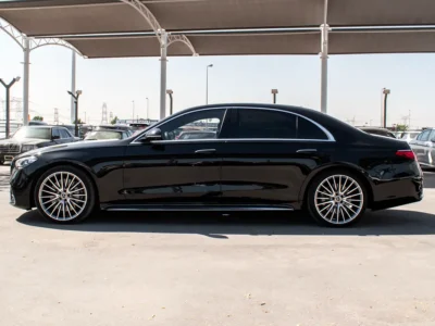 2021 Mercedes-Benz S-Class S 500 4Matic 6 Cylinders Engine Black Orange Sedan