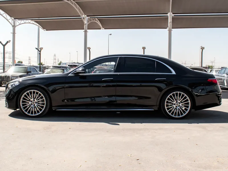 2021 Mercedes-Benz S-Class S 500 4Matic 6 Cylinders Engine Black Orange Sedan