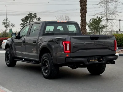 2018 Ford F-150 Raptor 3.5 Liters 6 Cylinders Petrol Engine Grey Black Pickup Truck