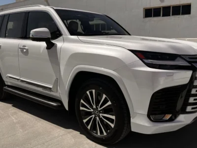 2026 Lexus LX600 Turbo Plus 3.5L V6 Twin-Turbocharged Petrol Engine White Tan SUV