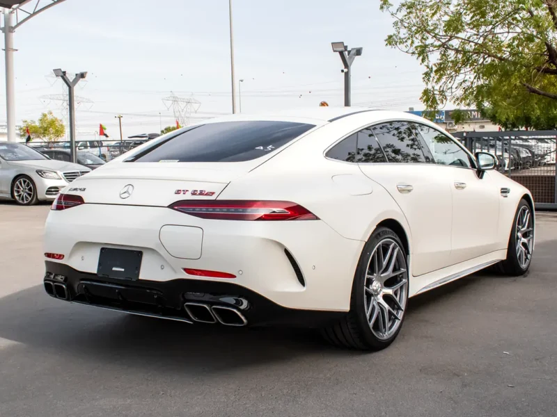 2023 Mercedes-Benz AMG GT 63 S 4MATIC+ 8 Cylinder Petrol Engine White Blue Sedan