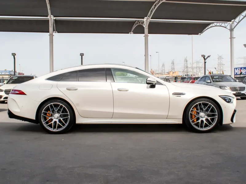 2023 Mercedes-Benz AMG GT 63 S 4MATIC+ 8 Cylinder Petrol Engine White Blue Sedan