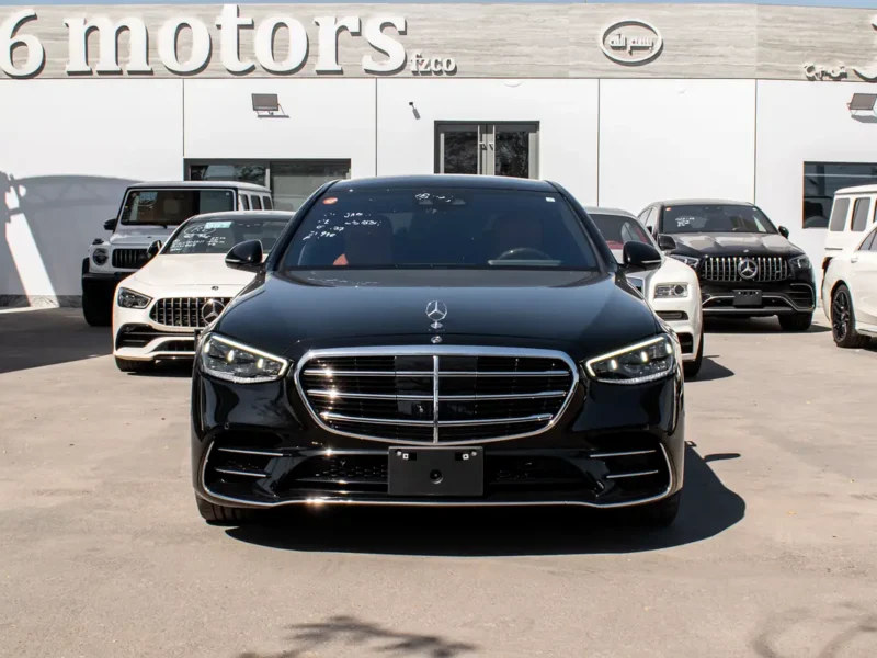 2021 Mercedes-Benz S-Class S 500 4Matic 6 Cylinders Engine Black Orange Sedan