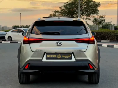 2025 Lexus UX-Series UX300h Premier 2.0-liter 4-cylinder Hybrid Engine Grey Tan SUV