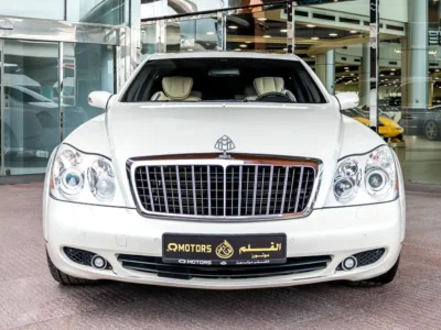 2009 Maybach 57 S 6.0-liter twin-turbocharged V12 Petrol Engine White Beige Sedan