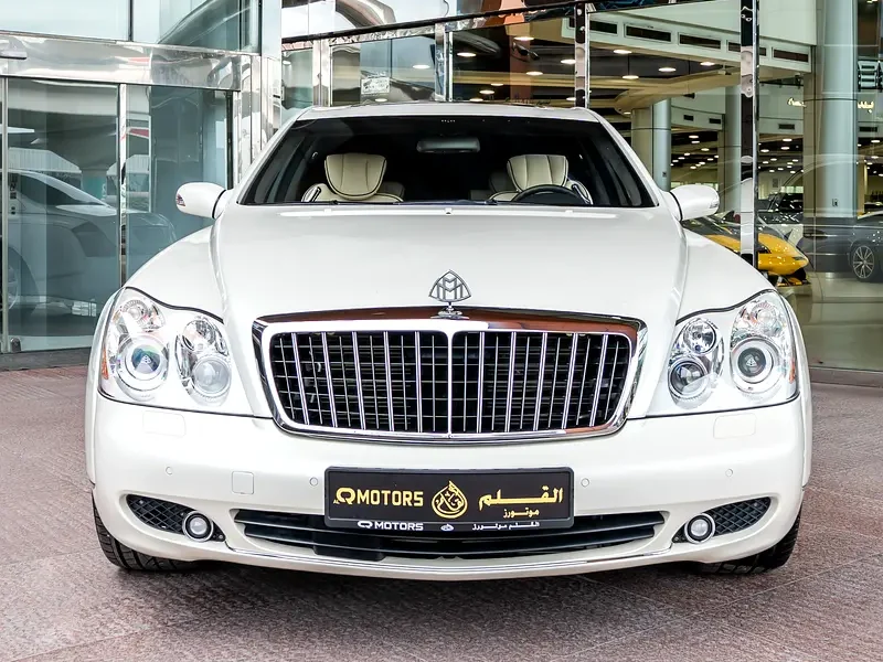 2009 Maybach 57 S 6.0-liter twin-turbocharged V12 Petrol Engine White Beige Sedan