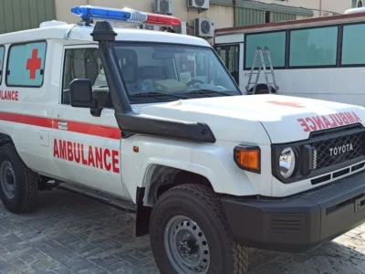 2026 Toyota Land Cruiser LC 70 Ambulance 4.2L V6 Turbo Diesel Engine White Grey SUV